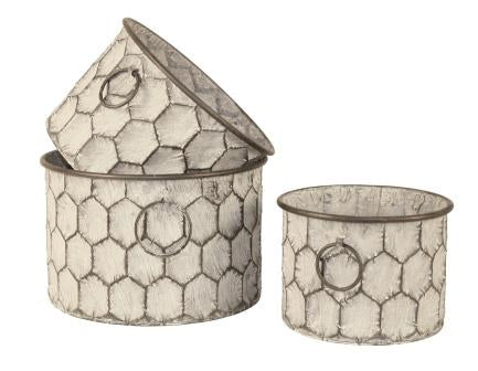 Planter, Round Honeycomb (each size sold separate)