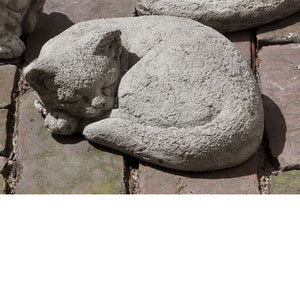 Small Curled Cat Statue