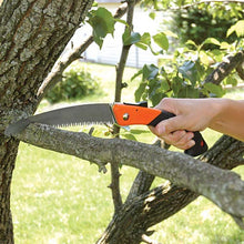 Load image into Gallery viewer, Tri-Edge Folding Pruning Saw with 7-Inch Curved Blade
