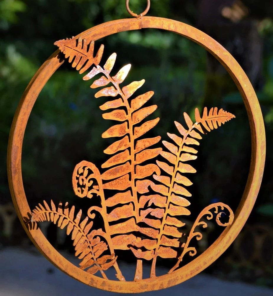Rusty Ferns Wreath