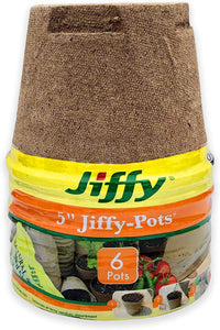 Jiffy 5" Peat Pot 6pk