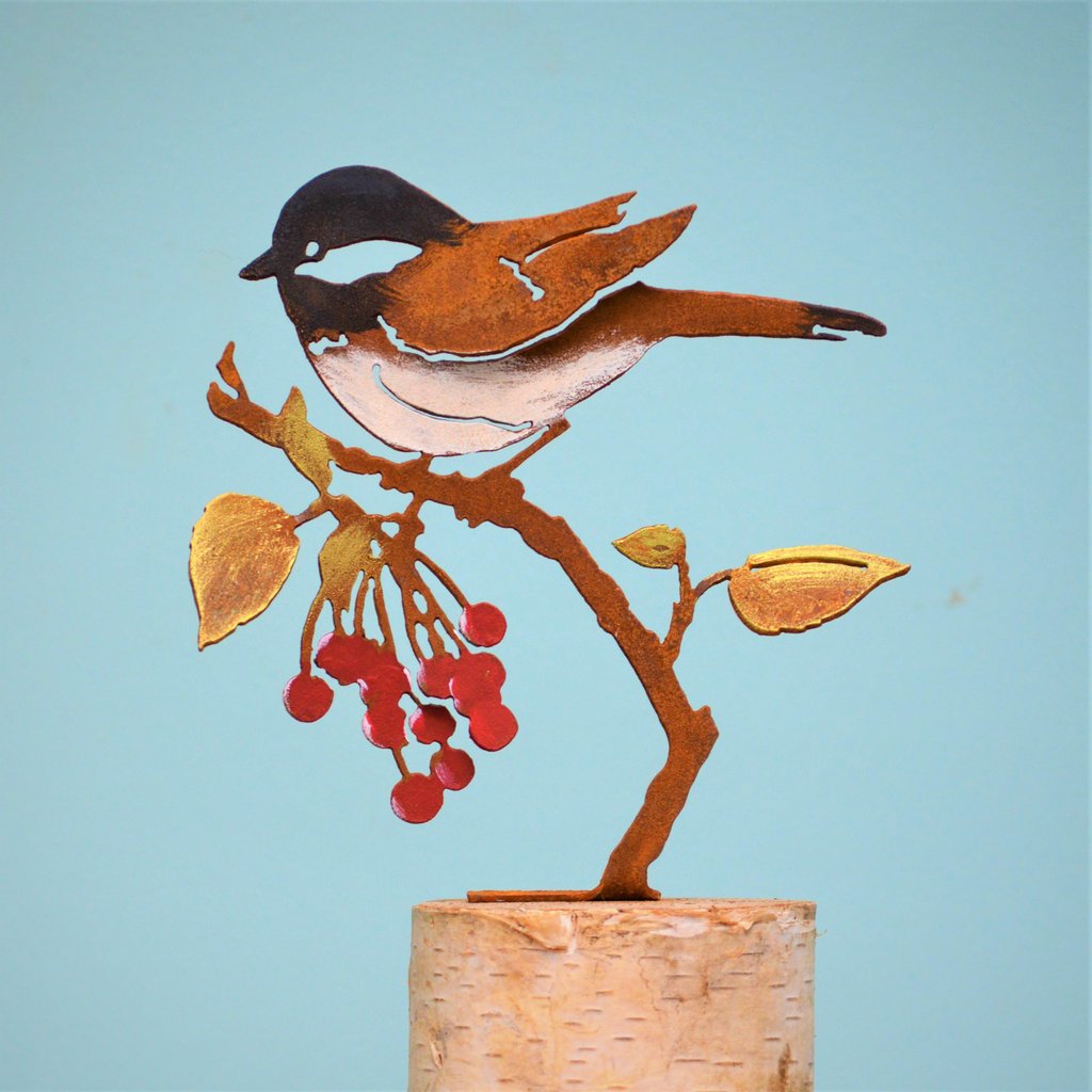 Rusty Bird on Wild Cherry