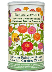 Scatter Garden Seeds - Rainbow Zinnia