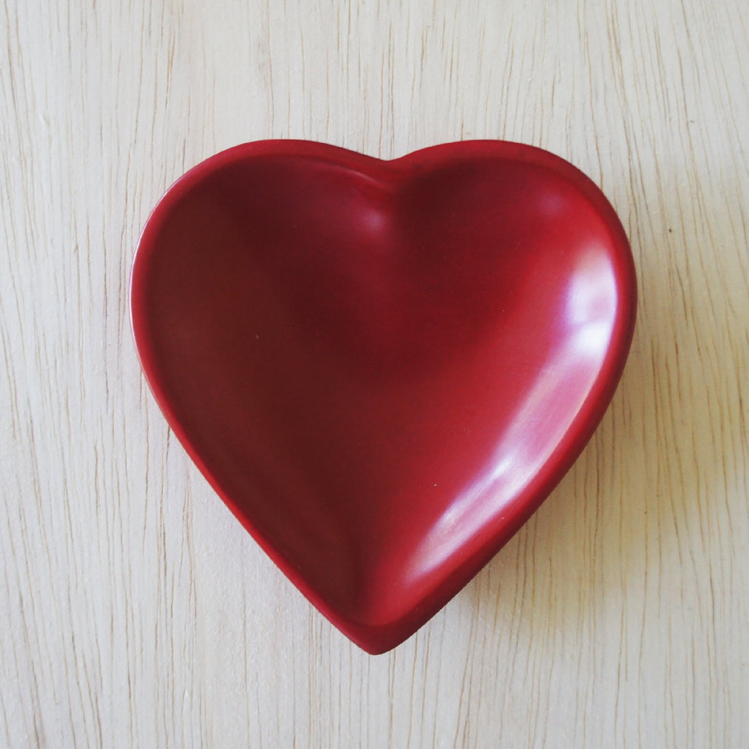 Soapstone Heart Dish